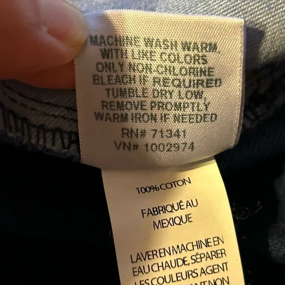 LL BEAN double L ultra high rise tapered leg petite 18 jeans - Picture 7 of 9